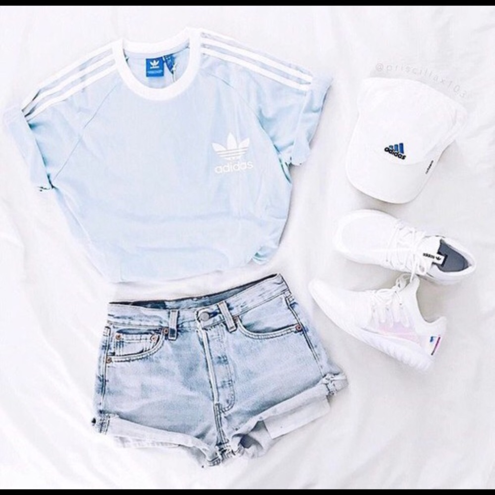 Adidas Blue T shirt